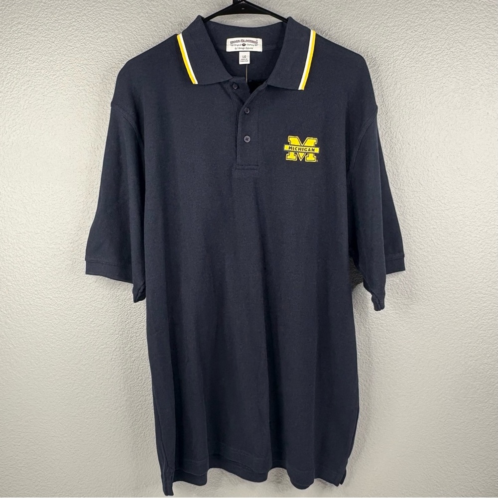 NWT University of Michigan Polo Shirt - Boca Classics